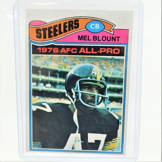 1977 HOF Mel Blount Topps All-Pro Pittsburgh Steelers image number 1