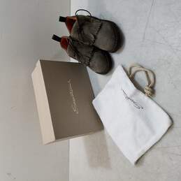 Santoni Dark Gray Suede Chukka Boots W/ Box KS Size 29