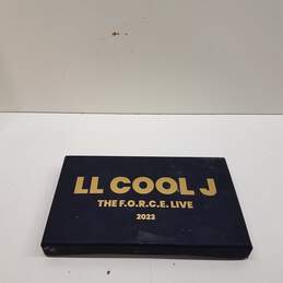 Encased LL Cool J Souvenir VIP Concert Ticket from the F.O.R.C.E. Live 2023 Tour