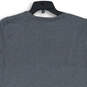Womens Gray Heathered Logo Crew Neck Cap Sleeve Pullover T-Shirt Size XL image number 4