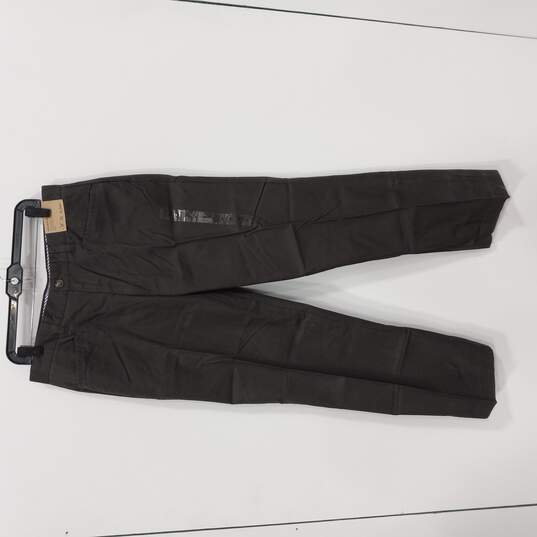 Blazer Men's Regular Fit Gray Cotton Dress Pants 35x32 NWT image number 1
