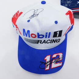 4 Autographed NASCAR Racing Hats alternative image