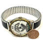 Designer Fossil LE-9446 Two-Tone Water Resistant Round Analog Wristwatch image number 2