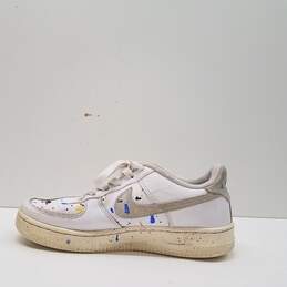 Nike Air Force 1 Low LV8 3 White Paint Splatter (GS) Casual Shoes Size 5.5Y Women's Size 7 alternative image