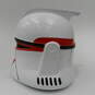 Star Wars The Clone Wars Clone Storm Trooper Red White Cosplay Prop Costume Helmet image number 3