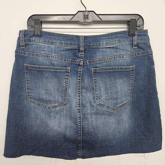 Blue Jean Mini Skirt image number 2