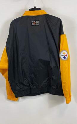 NFL Men's Multicolor Pittsburgh Steelers 1/4 Zip Windbreaker- XL alternative image
