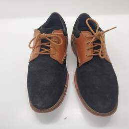 Cole Haan 'Great Jones' Black Suede Brown Leather Oxfords Men's Size 8M alternative image