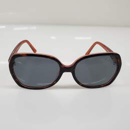 Kate Spade New York Halsey Oversized Brown Tort/Pink Sunglasses AUTHENTICATED