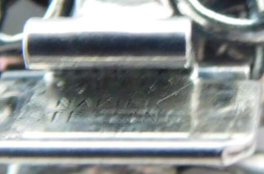 Vintage Napier Sterling Silver Scroll Panel Bracelet 44.8g image number 6