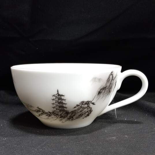 8PC Fukagawa Arita Hand Painted China Tea Mug Bundle image number 5