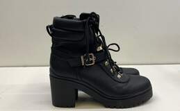 Guess Canaly Lugged Combat Boots Black 9.5