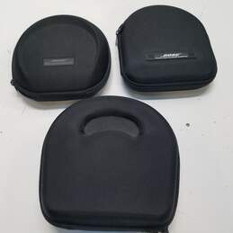 Bundle of 3 Bose Headphones with Cases