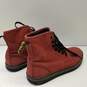 Dr Marten Canvas Shoreditch Hi Top Sneakers Red 6.5 image number 4
