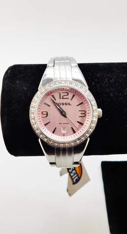 Fossil 110808 & 8762 Rhinestone Silver Tone Stainless Steel Watches 133.5g alternative image