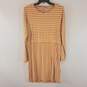 Dolan Anthropologie Women Gold Striped Dress S NWT image number 1
