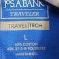 Jos. A. Bank Men's Blue Traveler Cotton Blend Polo Size L NWT image number 4