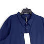 NWT Mens Blue Pointed Collar Long Sleeve Button-Up Shirt Size 3XL image number 3