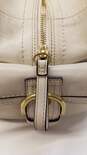 COACH 10048 Mia Ivory Leather Braided Satchel Bag image number 3