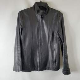 Colebrook Women's Black Leather Jacket M