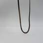 Sterling  Silver Glass Pendant Herringbone 22-24 Inch Necklace Bundle 2pcs 24.5g image number 3