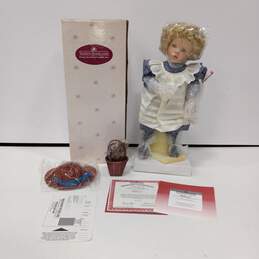 Ashton Drake Galleries Porcelain Doll In Box w/ Accessories