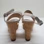 Franco Sarto SENECA Slingback Cork Platform Wedge Women's Heels Size 10M image number 3