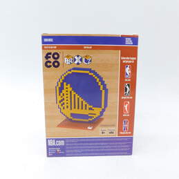 FOCO BRXLZ NBA Golden State Warriors Team Logo Building Blocks 598 Pieces SEALED