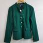 Tommy Hilfiger forest green button up jacket women's 8 image number 1