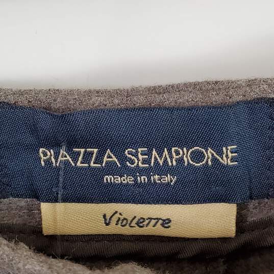 Piazza Sempione Women Grey Dress Pants Sz 8 image number 3