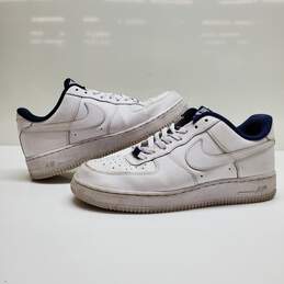 WOMEN'S NIKE ID AIR FORCE 1 LOW WHT/NAVY SIZE 10