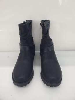 Women Jellypop Lena Black Smooth zip up boots size-9