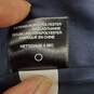 NWT Sam Edelman Belted Asymmetrical Hem Navy Blue Knit Maxi Dress Size 8 image number 4