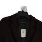 NWT Womens Purple Black Notch Lapel Long Sleeve Two Button Blazer Size 8 image number 3