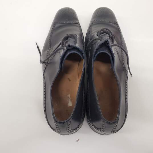 Gucci Brogue Black Leather Dress Shoes Men's Size 11 image number 6