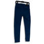 Womens Blue Dark Wash Flat Front Pockets Stretch Skinny Leg Jeans Size 8/29 image number 2