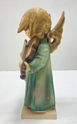 Ceramic Hummel Figure 7 inch Tall Angel Boy with Violin Vintage Figurine alternative image