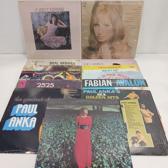 12pc. Bundle of Assorted Pop Records image number 1