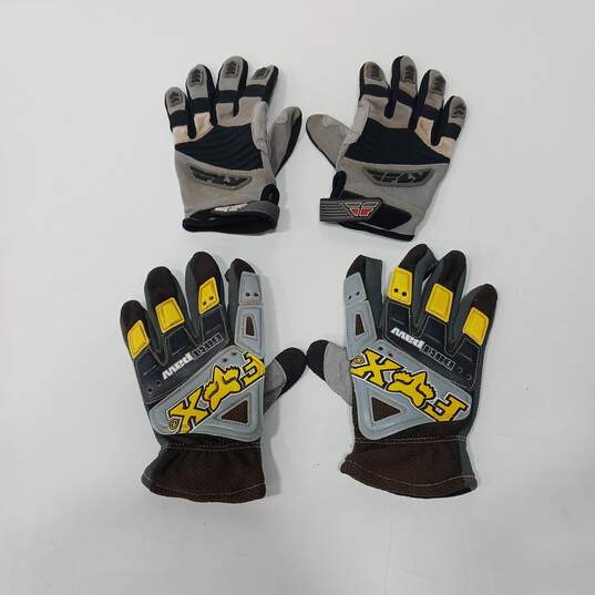 2 pair Moto X Fox Dirt Bike Gloves image number 1