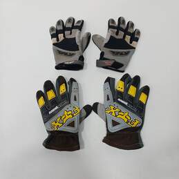 2 pair Moto X Fox Dirt Bike Gloves