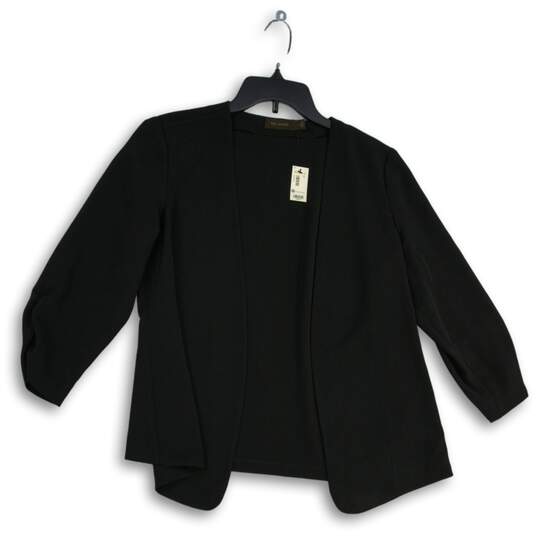 NWT The Limited Womens Black Long Sleeve Open Front Cardigan Sweater Size L image number 1