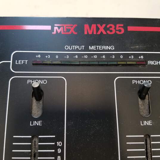MTX MX35 Battle Board II DJ Mixer image number 4