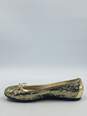 Authentic Jimmy Choo Gold Sequin Flats W 5 image number 2