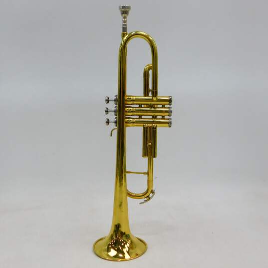 Conn Brand 22B Model B Flat Trumpet w/ Case and Mouthpiece image number 3