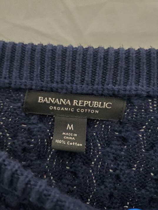 Men's Banana Republic ADRIEN CASHMERE SWEATER Size-M Used image number 3