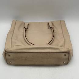 Kate Spade Womens White Leather Double Strap Bottom Stud Tote Handbag alternative image