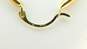 14K White & Yellow Gold Puffed Tapered Hoop Earrings 2.0g image number 6