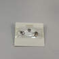 Designer Fossil Gold-Tone Black Crystal Cut Stone Push Back Stud Earrings image number 3
