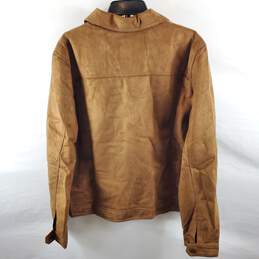 Emporio Collezione Men Brown Suede Jacket XL NWT alternative image