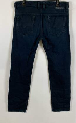 Diesel Mens Black 5-Pocket Design Low Rise Denim Straight Jeans Size 33x34 alternative image